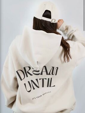 Dream Until Hoodie in “Tahini”- Collectors Item NWT size- xxl